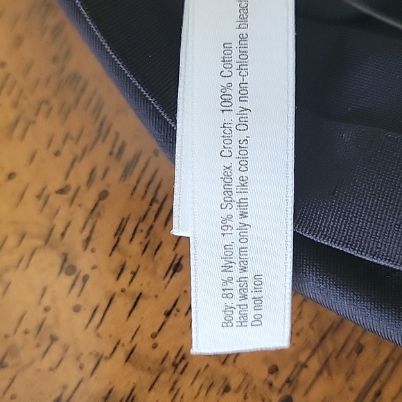 LE MYSTERE seamless high waist brief, panties, laser cut edges, S, Black, NWT - Picture 8 of 10